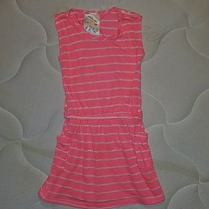 Stripe dress with 2 side pockets